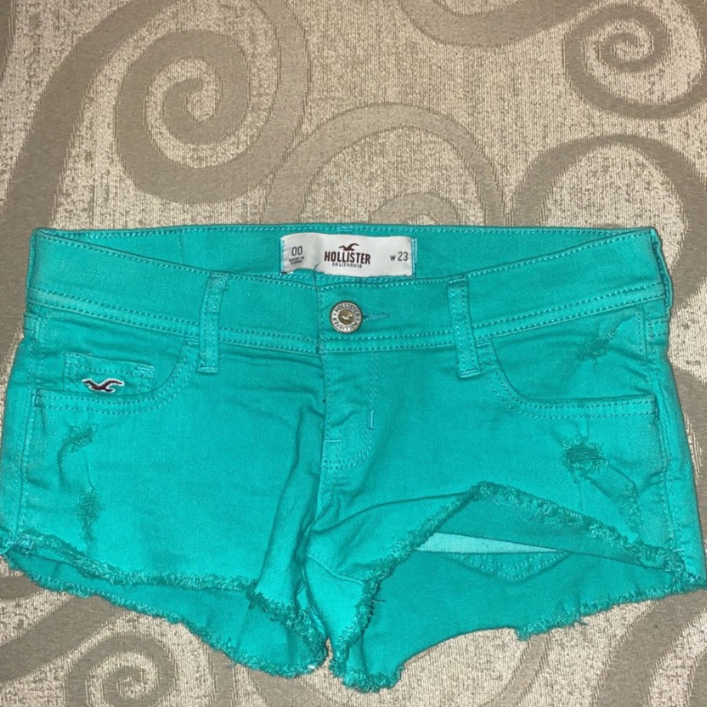 Hollister Teal Shorts